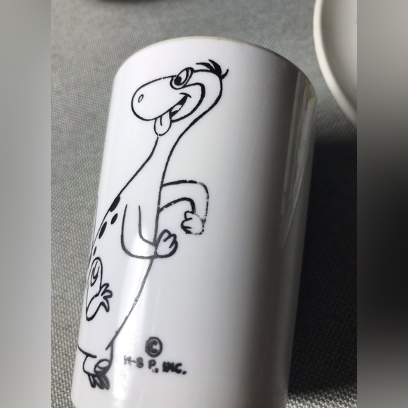 Vintage 60’s Flintstones 3 piece plastic place setting. - Picture 6 of 13